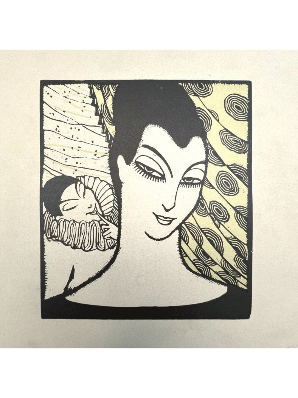 Original 1926 Italian Woodcut Print by ALFREDO MORINI Limited Edition of 850